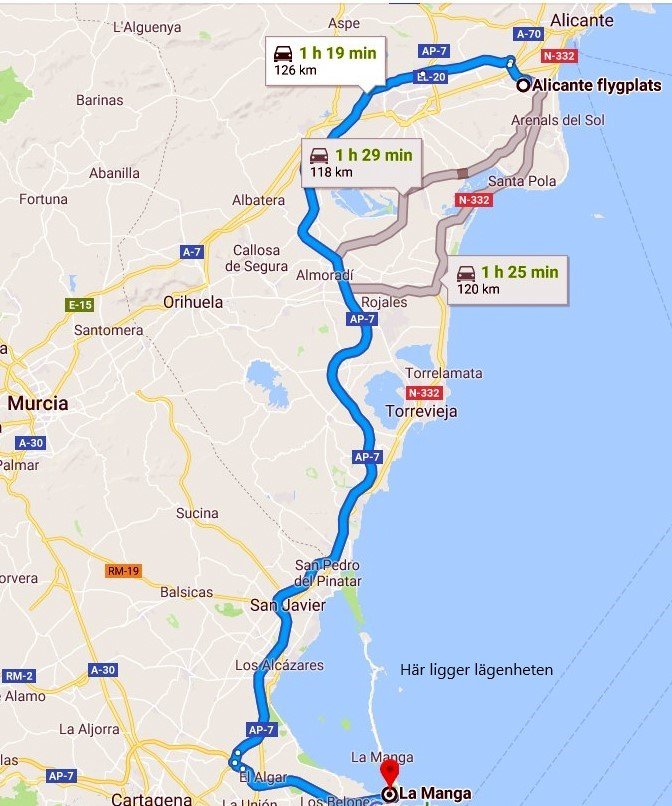 Karta över Alicante | hypocriteunicorn